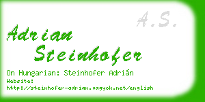 adrian steinhofer business card